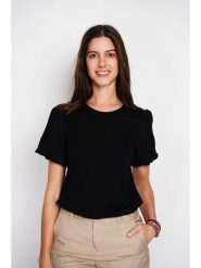 William de Faye Koszulka w kolorze czarnym rozmiar: 42. Czarne bluzki damskie William De Faye, bez wzorów, klasyczne, bez kołnierzyka, bez ramiączek. Za 78.99 zł.