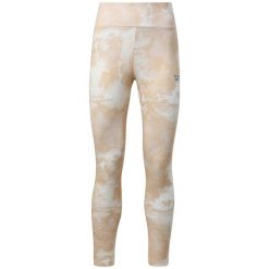 Spodnie treningowe damskie Reebok H49279. Białe spodnie sportowe damskie Reebok, s, z bawełny, na fitness i siłownię. Za 159.99 zł.