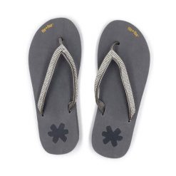 Japonki basenowe damskie Flip Flop Glam. Szare klapki damskie Flip Flop, bez wzorów, bez obcasa. Za 100.05 zł.