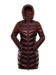 Alpine Pro Płaszcz pikowany "Orefa" w kolorze bordowym rozmiar: XS. Czerwone płaszcze damskie Alpine Pro, xs, bez wzorów. Za 300.21 zł.