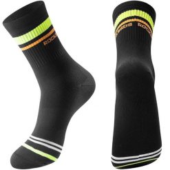 Skarpetki rowerowe kolarskie antybakteryjne Rockbros RB4900 unisex. Brązowe skarpetki męskie ROCKBROS, bez wzorów, z materiału. Za 29.90 zł.