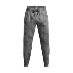 Spodnie sportowe męskie Under Armour Rival Fleece Printed. Szare spodnie dresowe męskie Under Armour, z dresówki. Za 379.99 zł.