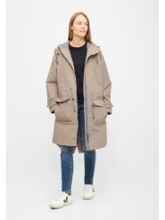 Derbe Parka funkcyjna w kolorze beżowym rozmiar: 44. Brązowe parki damskie Derbe, m, bez wzorów, z materiału. Za 384.71 zł.
