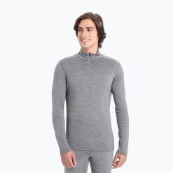 Bluza termoaktywna męska icebreaker Merino 200 Oasis Half Zip. Szare bluzy bez kaptura męskie Icebreaker, m. W wyprzedaży za 437.85 zł.