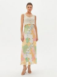 Desigual Sukienka letnia Waterloo 24WWVKX6 Kolorowy Regular Fit. Sukienki damskie Desigual, na lato, s, bez wzorów, z syntetyku, bez kołnierzyka, bez ramiączek. Za 399.99 zł.