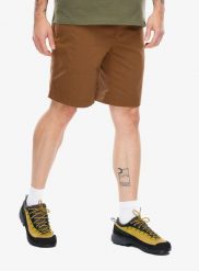 Spodenki turystyczne La Sportiva Mainliner Short. Brązowe szorty męskie La Sportiva, bez wzorów, z bawełny, eleganckie. Za 417.99 zł.