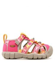 Keen Sandały Seacamp Ii Cnx 1026319 Różowy. Czerwone sandały dziewczęce Keen, z materiału, bez zapięcia. Za 179.99 zł.