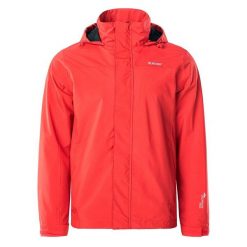Lekka Kurtka Męska Oscar. Czerwone kurtki męskie Hi-tec, l, bez wzorów, sportowe, bez kaptura. Za 205.99 zł.