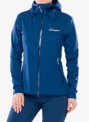 Kurtka softshell damska Berghaus Ridge-Roamer 3L Softshell Jacket. Niebieskie kurtki damskie Berghaus, l, bez wzorów, z materiału, bez kaptura. Za 1,110.99 zł.