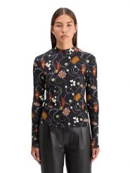 Scotch & Soda Koszulka w kolorze czarnym rozmiar: M. Czarne bluzki damskie Scotch & Soda, m, bez wzorów, bez kołnierzyka. Za 104.89 zł.