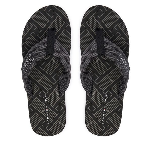 Japonki Tommy Hilfiger. Czarne klapki i japonki męskie Tommy Hilfiger. Za 169.99 zł.