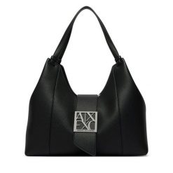 Torebka Armani Exchange. Czarne torebki klasyczne damskie Armani Exchange, bez wzorów, bez dodatków. Za 779.99 zł.