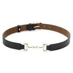 Pasek mały model skórzany Galop Wear. Czarne paski męskie GALOP WEAR, bez wzorów, z nubiku, sportowe. W wyprzedaży za 236.55 zł.