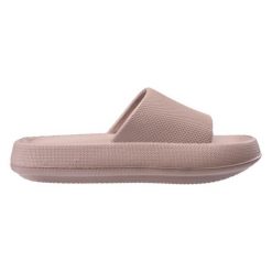 Klapki Martes Essentials Lady Mia 92800598326 beżowy. Brązowe klapki damskie bez wzorów, bez obcasa. Za 94.64 zł.