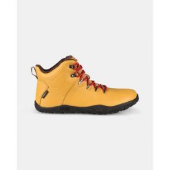 Uniseksowe wysokie buty outdoorowe barefoot Kilpi BARE LEATHER HIGH-U. Brązowe buty trekkingowe męskie Kilpi. Za 783.53 zł.