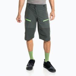 Spodenki rowerowe męskie Schöffel Steep Trail. Szare szorty męskie Schöffel, bez wzorów, z elastanu. Za 539.99 zł.