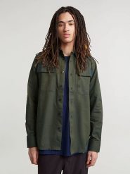 G-Star Koszula - Regular fit - w kolorze khaki rozmiar: L. Brązowe koszule męskie G-Star, l, bez wzorów, z bawełny, bez kołnierzyka, bez ramiączek. Za 166.88 zł.
