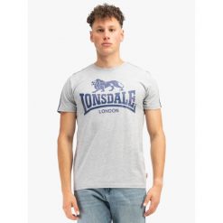 T-shirt o klasycznym kroju Lonsdale Henconner. Niebieskie t-shirty męskie Lonsdale, m, bez wzorów, bez kołnierzyka. Za 164.50 zł.