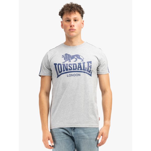 T-shirt o klasycznym kroju Lonsdale Henconner. Niebieskie t-shirty męskie Lonsdale, m, bez wzorów, bez kołnierzyka. Za 164.50 zł.