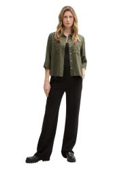 Tom Tailor Bluzka w kolorze khaki rozmiar: 38. Brązowe bluzki damskie Tom Tailor, bez wzorów, z lyocellu, bez kołnierzyka, bez ramiączek. Za 69.91 zł.