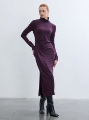 BGN Sukienka w kolorze fioletowym rozmiar: 38. Różowe sukienki damskie BGN, na imprezę, bez wzorów, bez kołnierzyka, bez ramiączek, maxi. Za 174.02 zł.