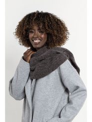Awama Szal w kolorze antracytowym rozmiar: onesize. Czarne szaliki i kominy damskie Awama, bez wzorów, z wełny. Za 266.03 zł.