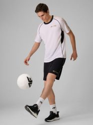 4F Spodenki treningowe szybkoschnące męskie 4F x Robert Lewandowski - czarne L. Czarne szorty sportowe męskie 4f, l, z materiału, na fitness i siłownię. Za 149.99 zł.