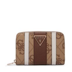 Portfel Guess. Brązowe portfele damskie Guess, z aplikacjami. Za 289.99 zł.