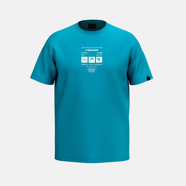 WCR T-Shirt Men. Niebieskie t-shirty męskie HEAD, m, bez wzorów, bez kołnierzyka. Za 155.00 zł.