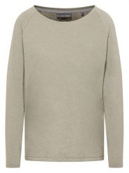 ELBSAND Koszulka "Tira" w kolorze oliwkowym rozmiar: S. Zielone bluzki damskie ELBSAND, s, bez wzorów, bez kołnierzyka. Za 109.00 zł.