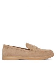 DeeZee Lordsy 13-1120-4 Beżowy. Brązowe mokasyny damskie DeeZee, z materiału. Za 119.99 zł.