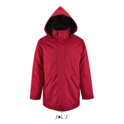 Parka Sol's Robyn. Czerwone parki męskie SOL'S, m, bez wzorów, z polaru. Za 208.70 zł.