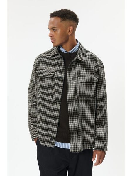 Matinique Kurtka koszulowa w kolorze czarno-beżowym rozmiar: M. Brązowe kurtki męskie Matinique, m, bez wzorów, bez kaptura. Za 217.99 zł.