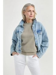 Josephine & Co Kurtka dżinsowa "Justin" w kolorze błękitnym rozmiar: 38. Niebieskie kurtki damskie Josephine & Co, bez wzorów, bez kaptura. Za 262.91 zł.