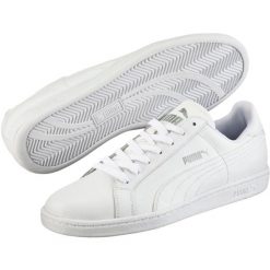 Buty do chodzenia męskie Puma SMASH L. Białe buty sportowe na co dzień męskie Puma, bez zapięcia, trekkingowe. Za 168.99 zł.