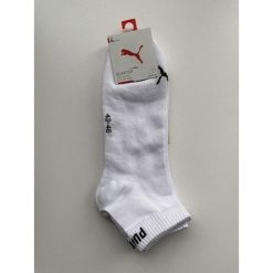 Skarpety unisex Puma QUARTER. Białe skarpetki damskie Puma, bez wzorów. Za 76.99 zł.