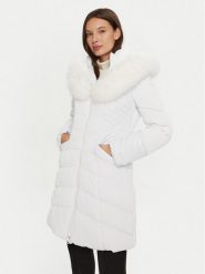 Guess Płaszcz zimowy New Oxana W4BL61 WGLZ0 Biały Regular Fit. Białe płaszcze damskie Guess, na zimę, s, z aplikacjami, z syntetyku. Za 639.99 zł.