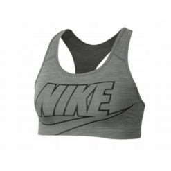 TOP sportowy stanik treningowy NIKE. Szare biustonosze sportowe damskie Nike, xs, bez wzorów, bez ramiączek. Za 119.00 zł.