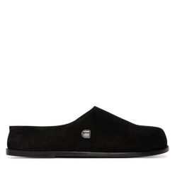 Klapki G-Star. Czarne klapki damskie G-Star, bez wzorów, bez obcasa. Za 239.99 zł.