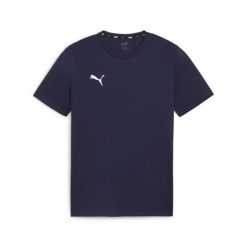 Koszulka Puma. Niebieskie t-shirty sportowe męskie Puma, s, bez ramiączek, do piłki nożnej. Za 79.99 zł.