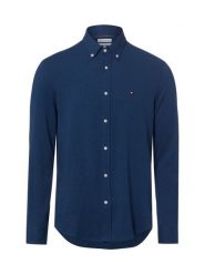 Tommy Hilfiger Koszula Mężczyźni Slim Fit Bawełna niebieski, XXL. Niebieskie koszule męskie Tommy Hilfiger, m, bez wzorów, z bawełny, bez kołnierzyka, bez ramiączek. Za 409.95 zł.