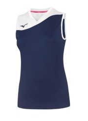 Koszulka damska Mizuno Authentic Myou. Czarne bluzki sportowe damskie Mizuno, xs, z poliesteru, bez kołnierzyka, bez ramiączek. Za 171.00 zł.