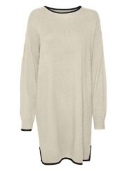 Vero Moda Sukienka w kolorze beżowym rozmiar: S. Brązowe sukienki damskie Vero Moda, na co dzień, s, bez wzorów, bez kołnierzyka, bez ramiączek, midi, proste. Za 41.69 zł.
