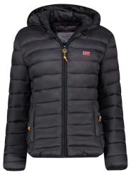 Geographical Norway Kurtka pikowana "Atikolor" w kolorze czarnym rozmiar: M. Czarne kurtki damskie Geographical Norway, m, bez wzorów, bez kaptura. Za 162.49 zł.