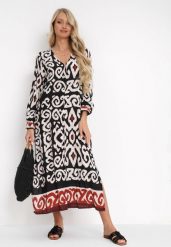 Czarna Koszulowa Sukienka Maxi z Guzikami i Rozcięciami po Bokach Okotria. Czarne sukienki damskie Born2be, na co dzień, m, bez wzorów, eleganckie, bez kołnierzyka, bez ramiączek, maxi, koszulowe. W wyprzedaży za 95.99 zł.