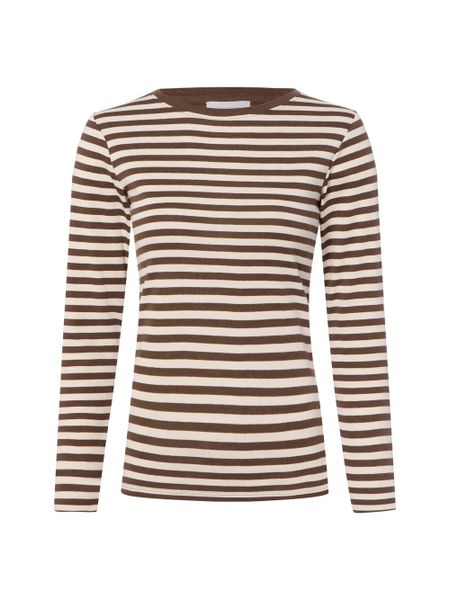 Brookshire Koszulka z długim rękawem Kobiety Bawełna (100%) brązowy, M. Brązowe t-shirty damskie brookshire, m, bez wzorów, z bawełny, bez kołnierzyka. Za 99.95 zł.