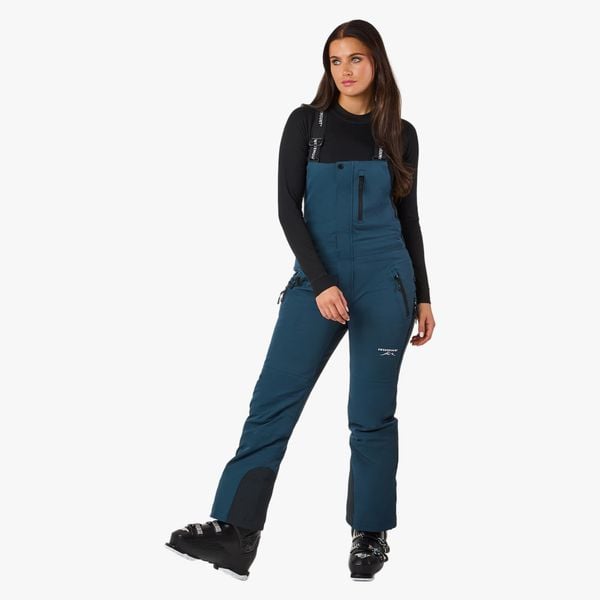 Spodnie narciarskie Kobieta Swedemount Cervinia Bib Pants wodoodporne. Czarne spodnie materiałowe damskie SWEDEMOUNT, bez wzorów, sportowe. W wyprzedaży za 522.00 zł.