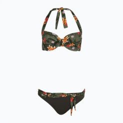 Strój kąpielowy dwuczęściowy damski Banana Moon Robodita Bayan. Zielone bikini damskie Banana Moon, bez wzorów. Za 139.99 zł.