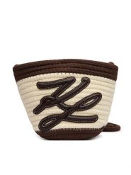 KARL LAGERFELD Torebka B1W46081 Czarny. Czarne listonoszki damskie Karl Lagerfeld, bez wzorów, z materiału, bez dodatków. Za 649.99 zł.