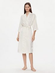 Tommy Hilfiger Szlafrok UW0UW05204 Écru. Szlafroki damskie Tommy Hilfiger, m, bez wzorów, z syntetyku. Za 269.99 zł.